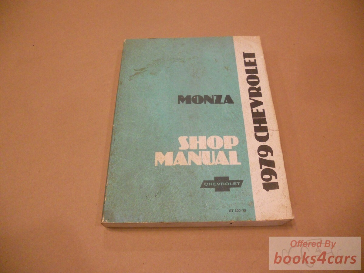 view cover of 1979 Monza service manual by Chevrolet
