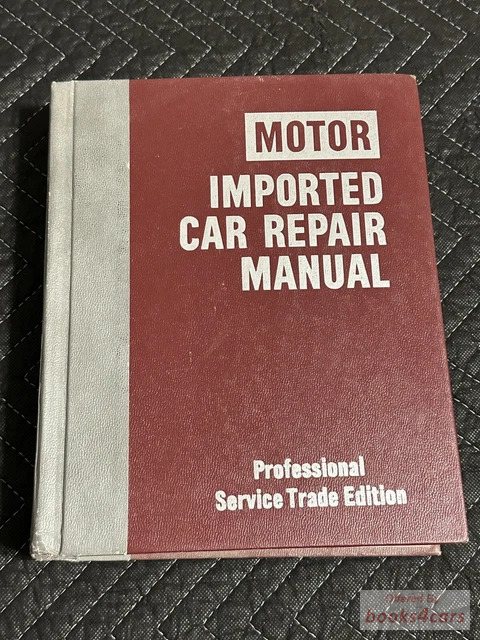 view cover of 1975-1983 MOTOR Imported Car Repair Manual (Professional Service Trade Edition)