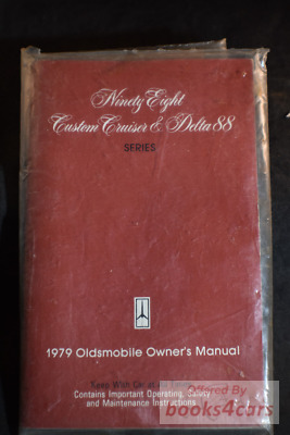 view cover of 1979 Owners Manual by Ninety-Eight, Custom Cruiser & Delta 88 by Oldsmobile