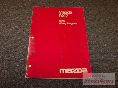 view cover of 1979 RX7 Wiring diagrams by Mazda for RX-7