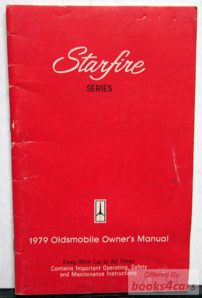 view cover of 1979 Oldsmobile Starfire Owners Manual by Oldsmobile