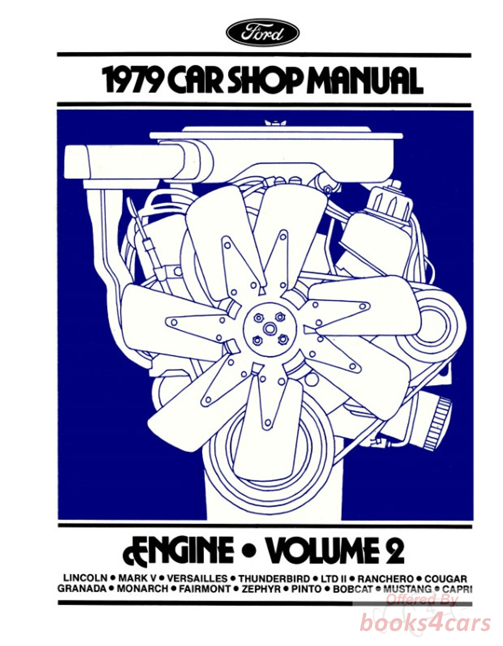 view cover of 1979 Car Engine Shop service repair manual (vol. 2) by Ford Lincoln Mercury