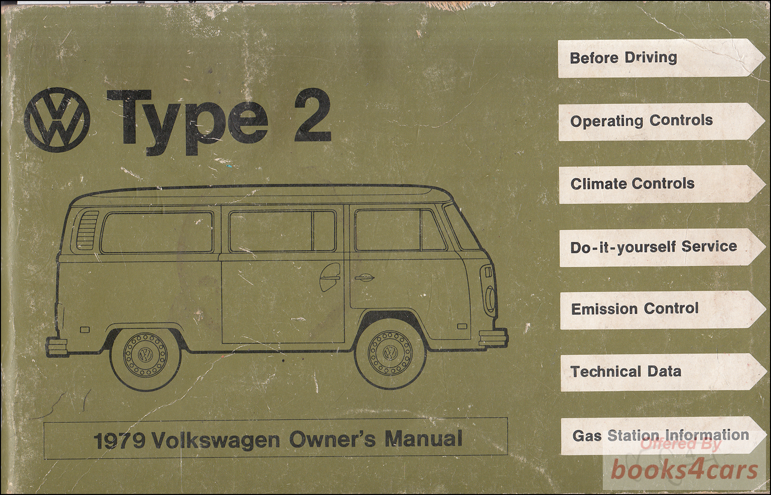 view cover of 1979 Bus Van owners manual by Volkswagen