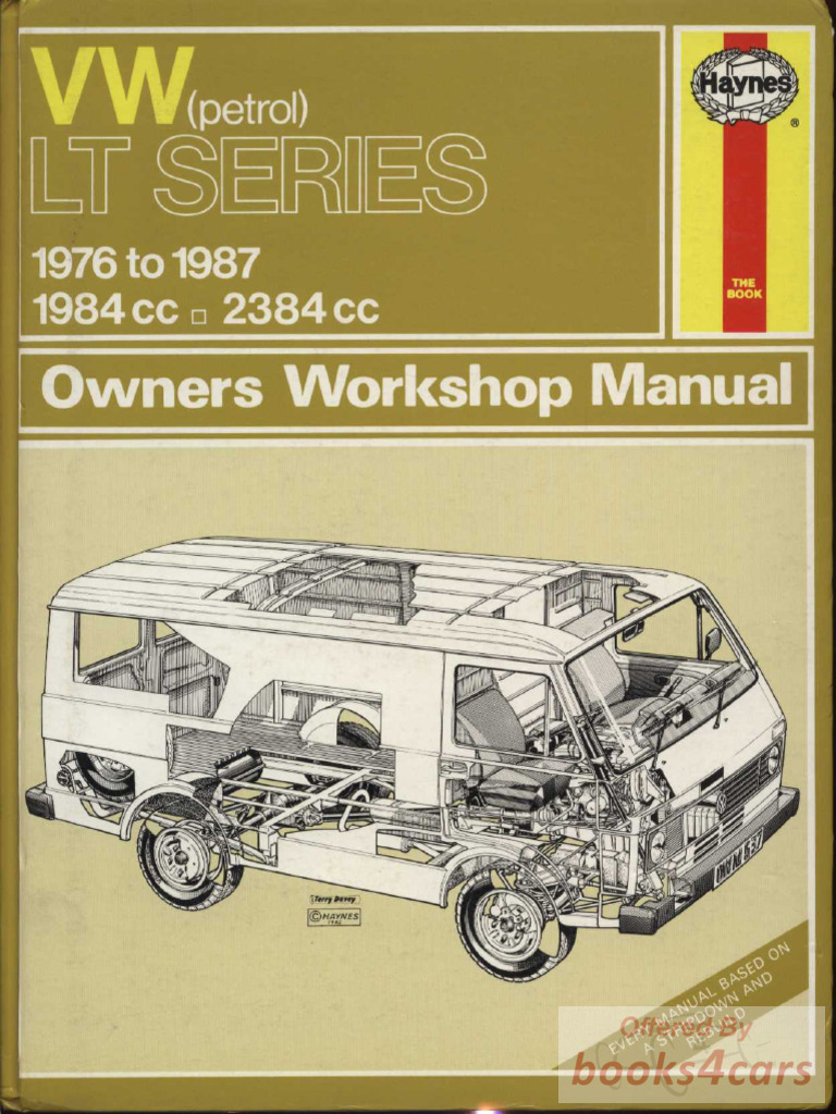 view cover of 1976-1987 VW Volkswagen LT Van Truck Petrol Haynes Shop Service Repair Manual