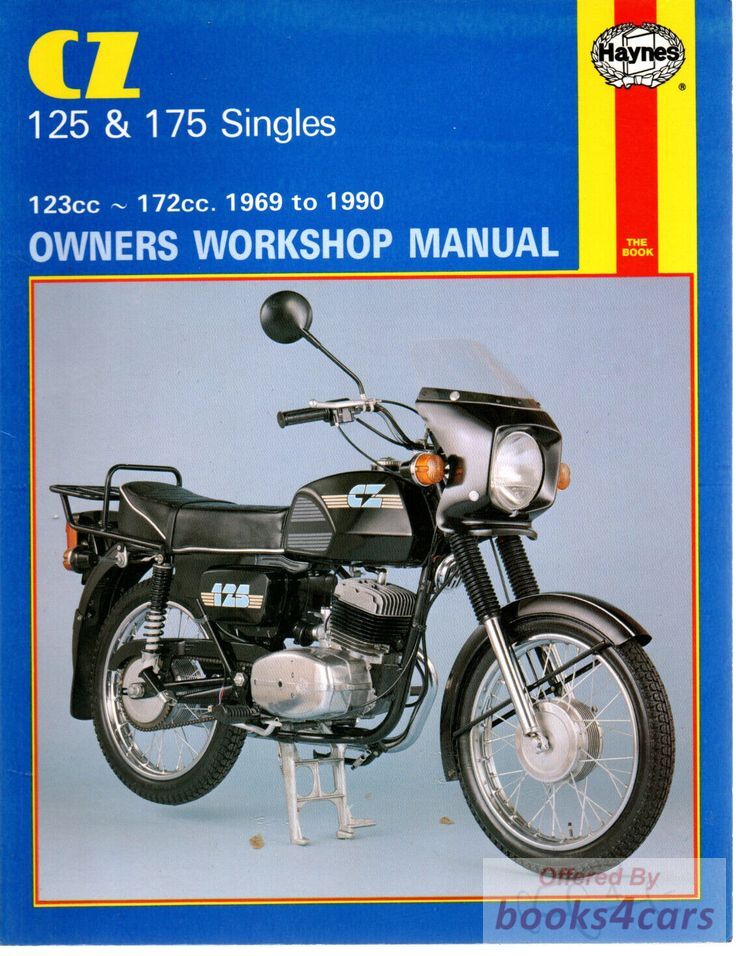 view cover of 1969-1990 125 & 175 Singles Shop Service Repair Manual by Haynes for Jawa CZ
