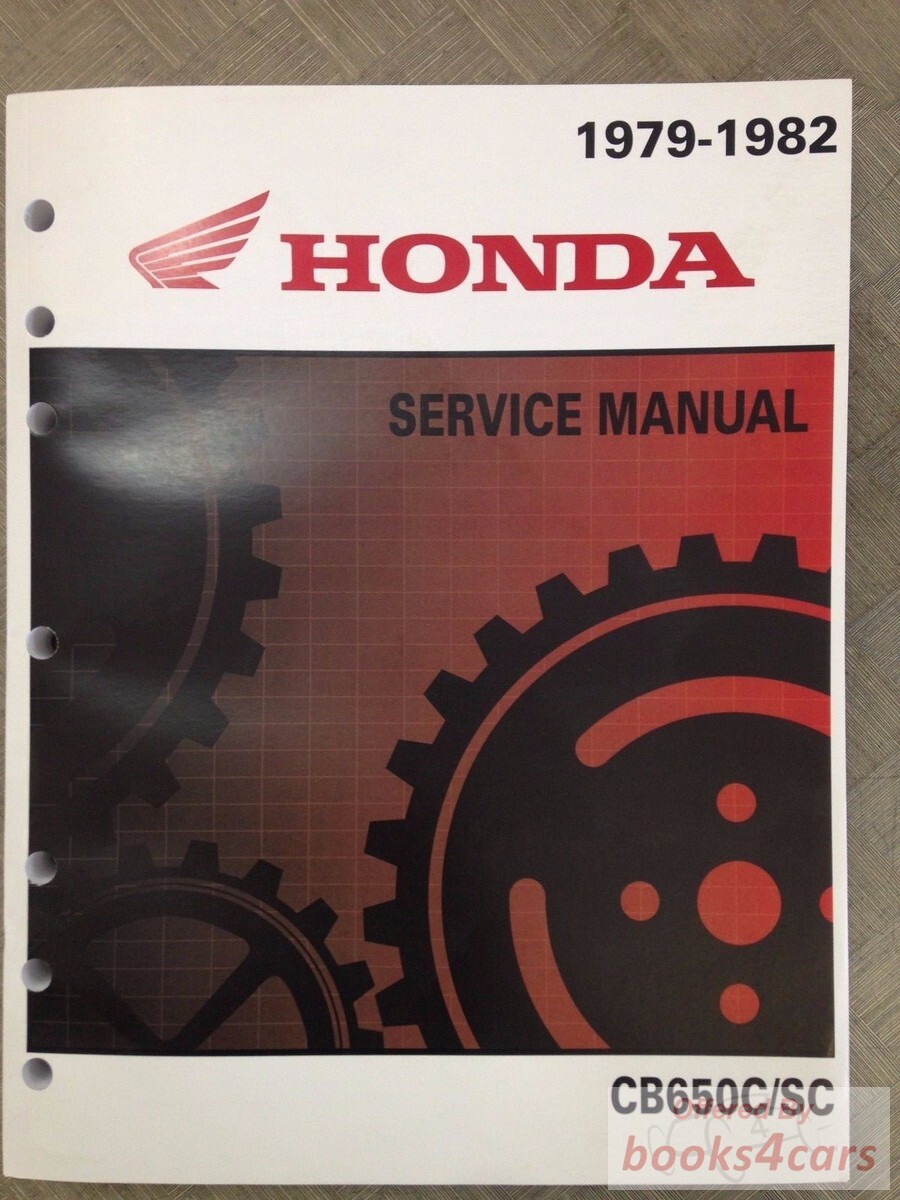 view cover of 1979-1982 CB650 CB650C shop Service repair Manual by Honda