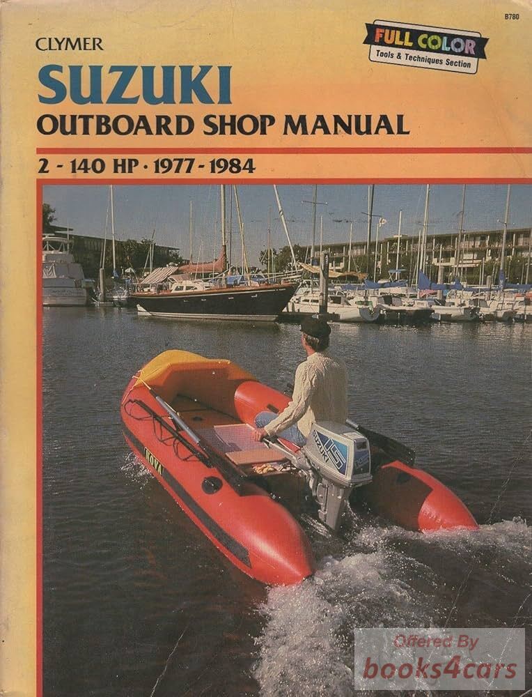 view cover of 1977-1984 Suzuki Outboard Shop Manual 2-140 HP by Clymer Publ.