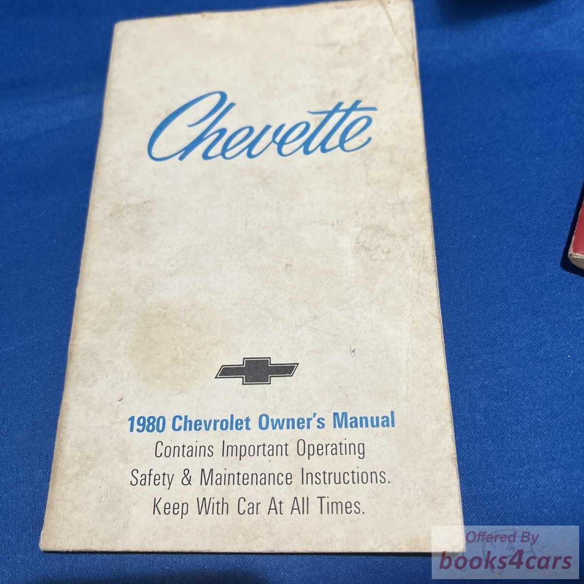 view cover of 1980 Chevette Owners manual by Chevrolet.