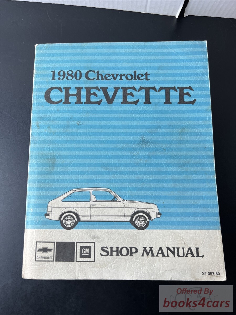 view cover of 1980 Chevette Shop Service Repair Manual by Chevrolet