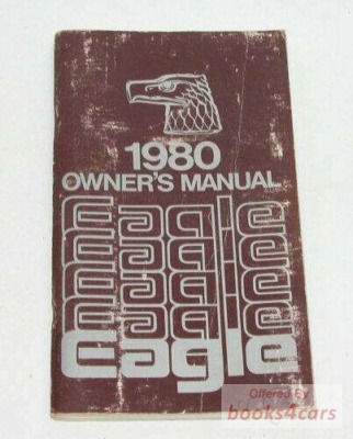 view cover of 1980 Eagle Owners Manual by AMC