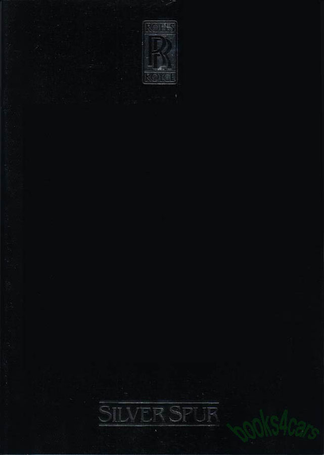 view cover of 1980 Sales Brochure by Rolls Royce & Bentley: 11x7.25