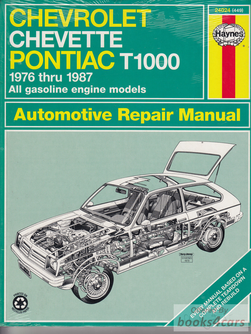 view cover of 1976-1987 Chevette also Pontiac T1000 repair manual by haynes