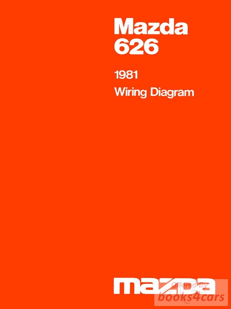 view cover of 1981 626 Wiring Diagrams by Mazda