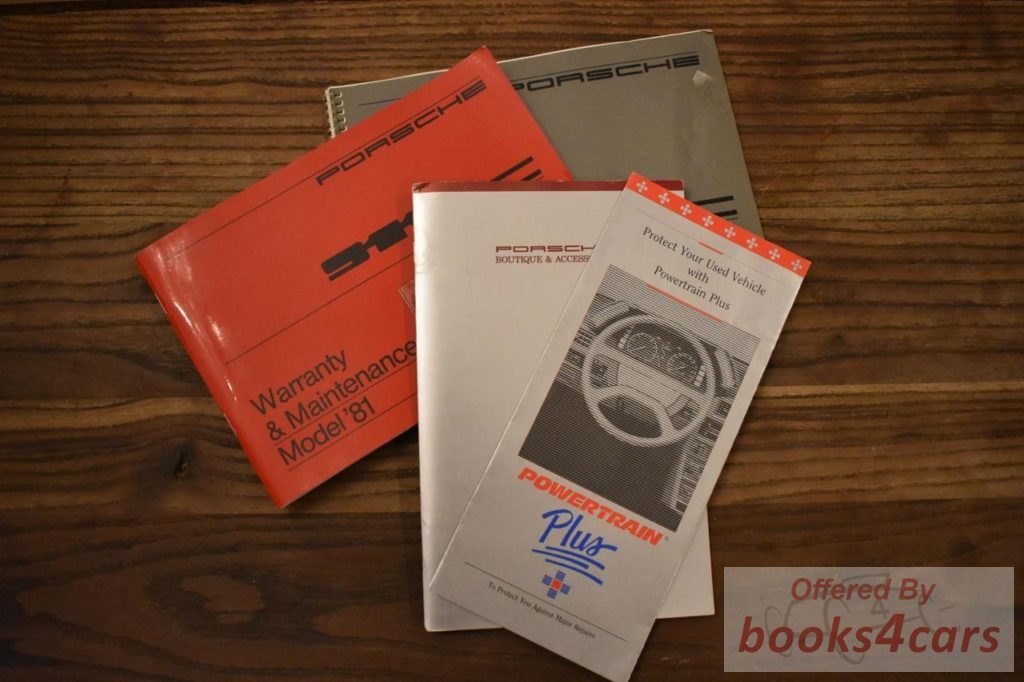 view cover of 1981 911SC Warranty & Maintenance by Porsche