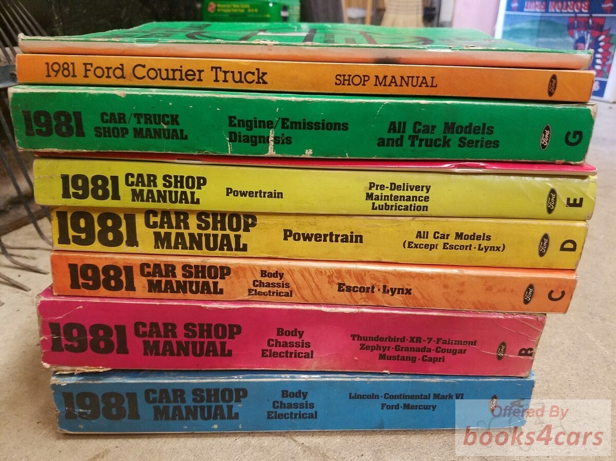 view cover of 1981 Body Chassis Electrical for 81 Lincoln Continental MarkVI Full-size Ford & Mercury