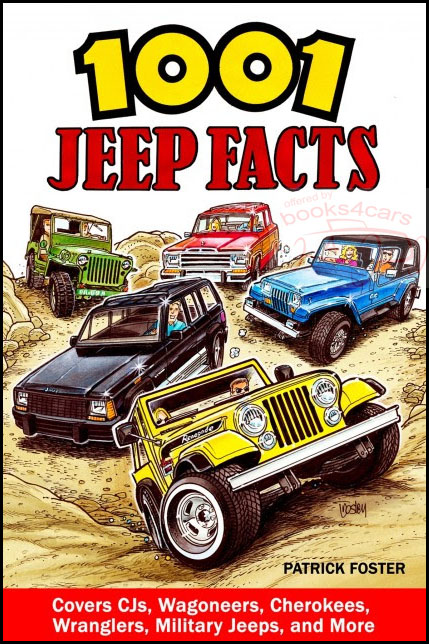 view cover of 1001 Jeep Facts by P Foster 352 pages