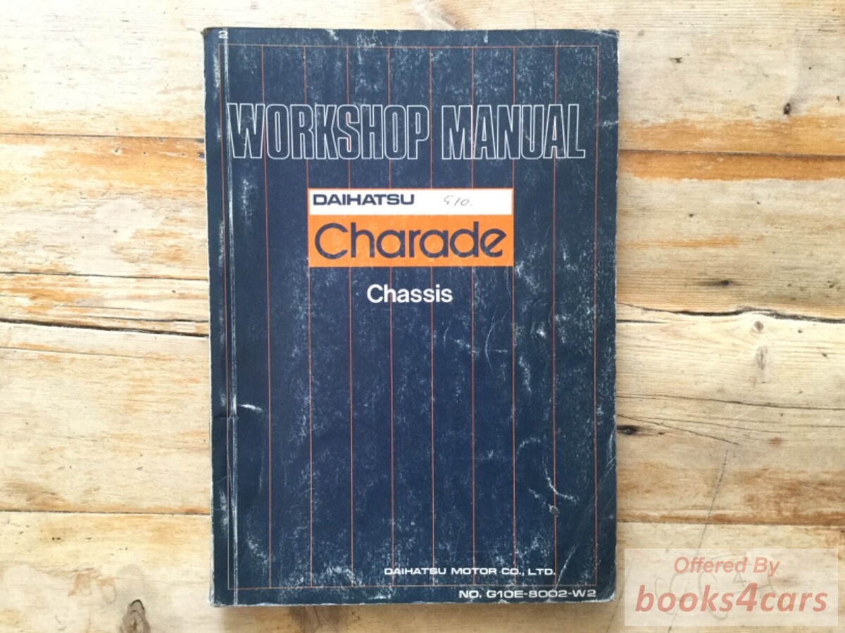 view cover of Charade Chassis Shop Service Repair Manual by Daihatsu (Feb. 1980)