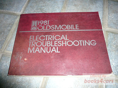 view cover of 1981 Electrical Troubleshooting manual by Oldsmobile for Cutlass 88 98 Toronado