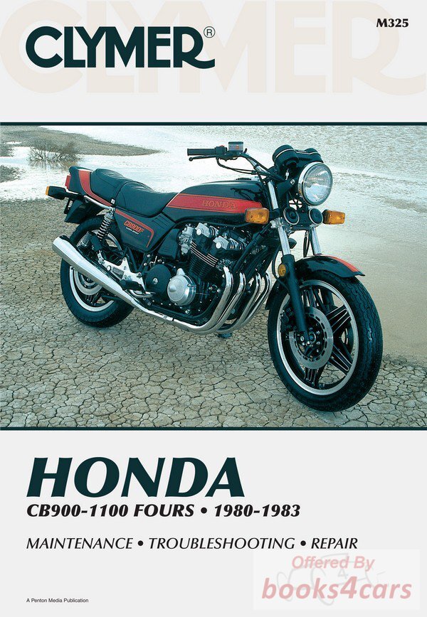 view cover of 1980-1983 CB900 1000 & 1100 Shop Service Repair Manual, 400 pages by Clymer for Honda