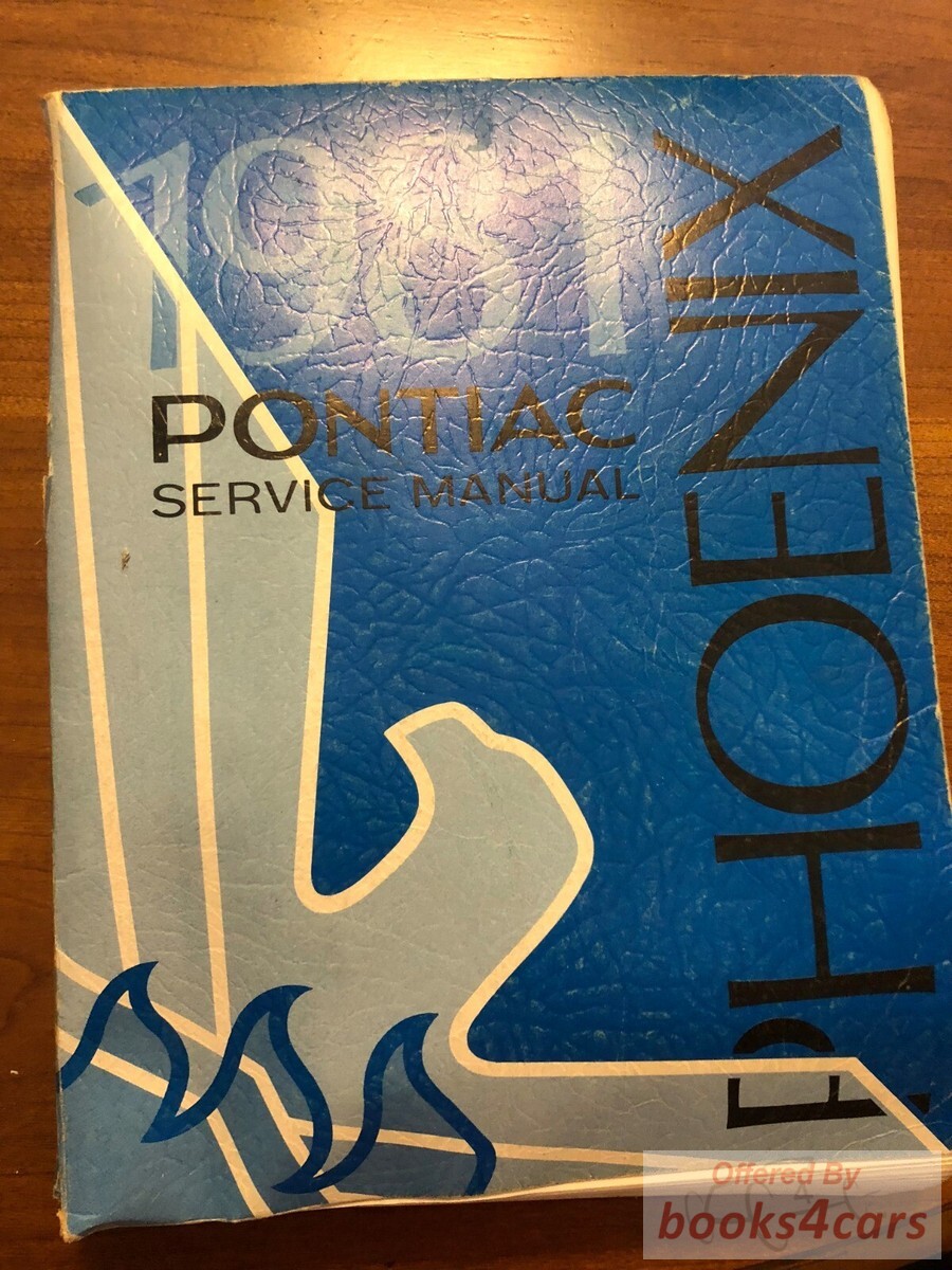 view cover of 1981 Phoenix Service manual by Pontiac