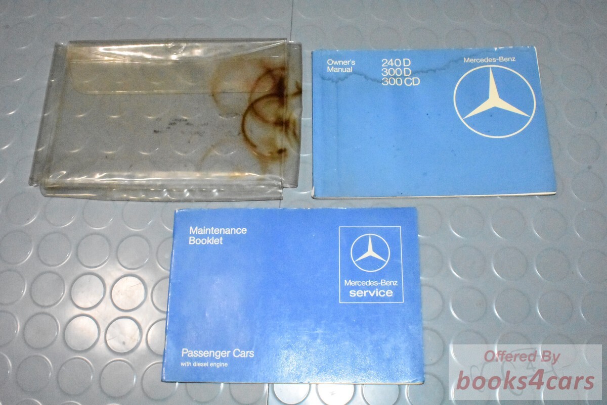 view cover of 1981 Maintenance booklet for all diesel cars by Mercedes