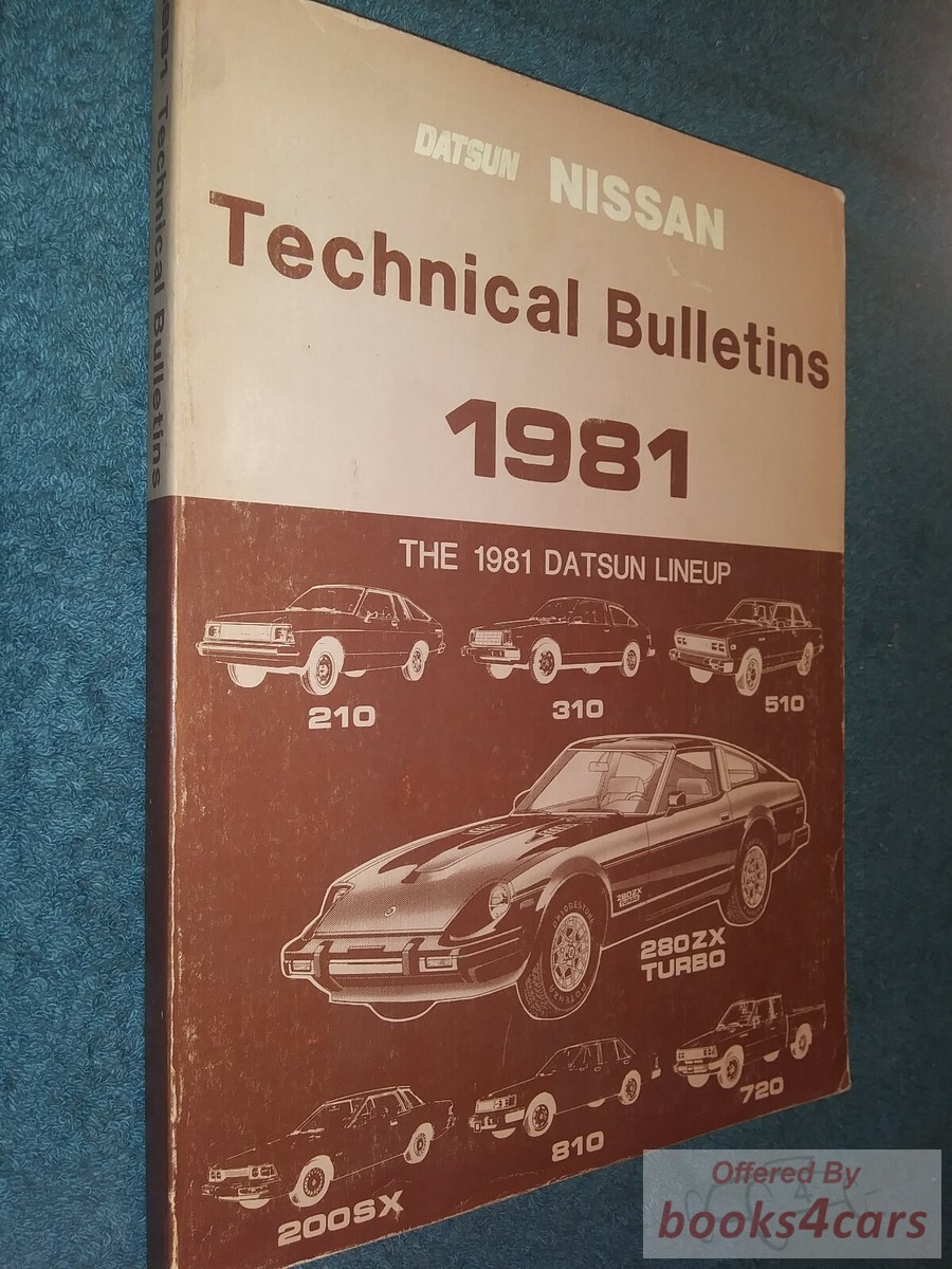 view cover of 1981 Technical Bulletins for Datsun vehicles by Datsun
