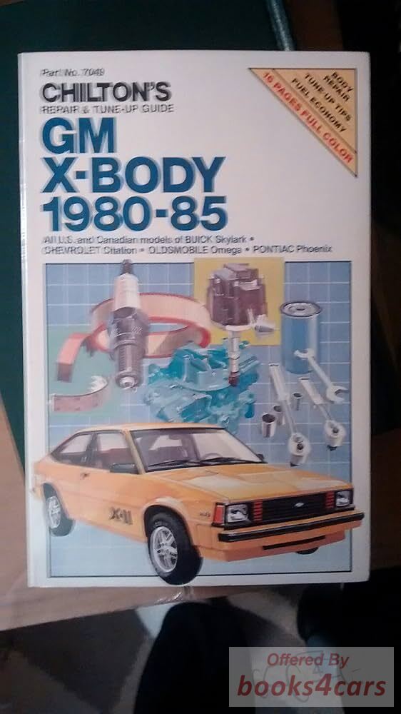 view cover of 1980-1985 Citation, Skylark, Phoenix, Omega; Chilton's Manual for Chevrolet, Pontiac, Buick, & Oldsmobile