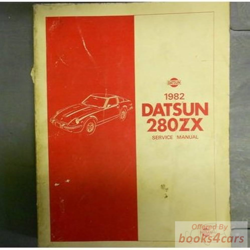 view cover of 1982 280ZX Shop Service Repair Manual by Nissan & Datsun for 280 ZX