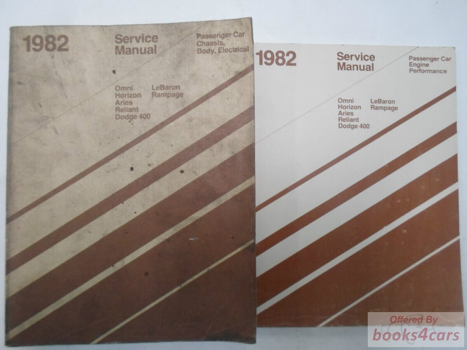 view cover of 1982 Dodge Plymouth FWD Engine Performance shop service repair Manual Omni Horizon Aries Reliant 400 LeBaron Rampage by Chrysler