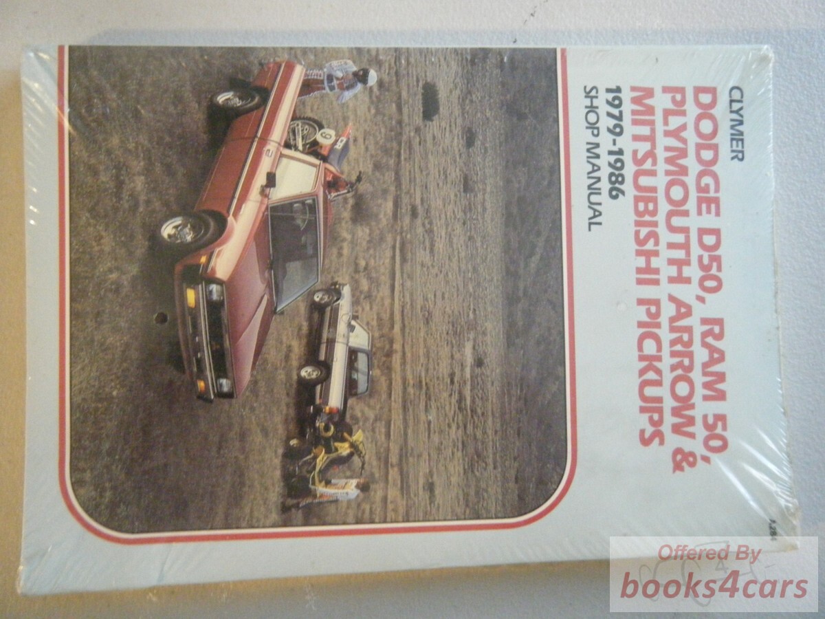 view cover of 1979-1986 Mitsubishi Pickups Dodge D50 Ram 50 Plymouth Arrow Clymer shop service repair manual