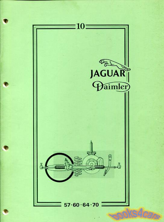 view cover of 1979-1987 XJ6 Series 3 Steering Suspension & Brakes Shop Service Repair Manual by Jaguar Book 10