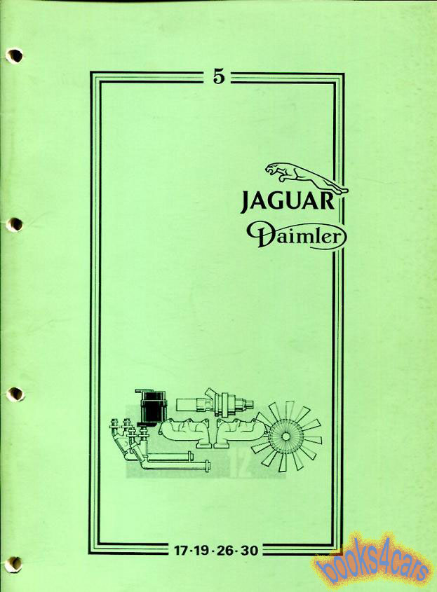 view cover of 1979-1987 XJ6 Series 3 12-Cylinder Emission Control, Fuel System, Cooling System, Manifold & Exhaust System shop service repair manual by Jaguar Book 5