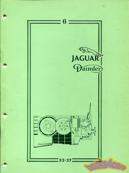 view cover of 1979-1987 XJ6 Series 3 Clutch & Manual Gearbox Shop Service Repair Manual by Jaguar Book 6