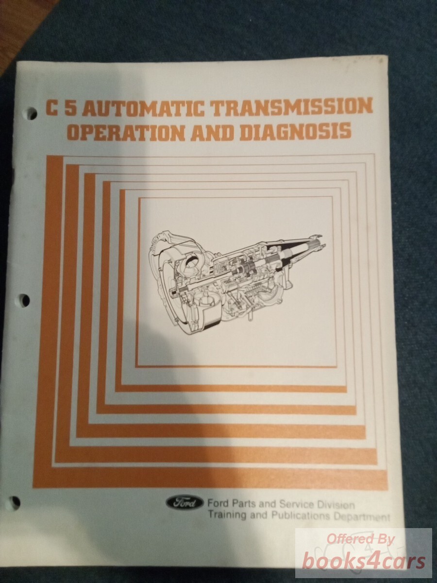 view cover of C5 Automatic Transmission Operation & Diagnosis Manual by Ford