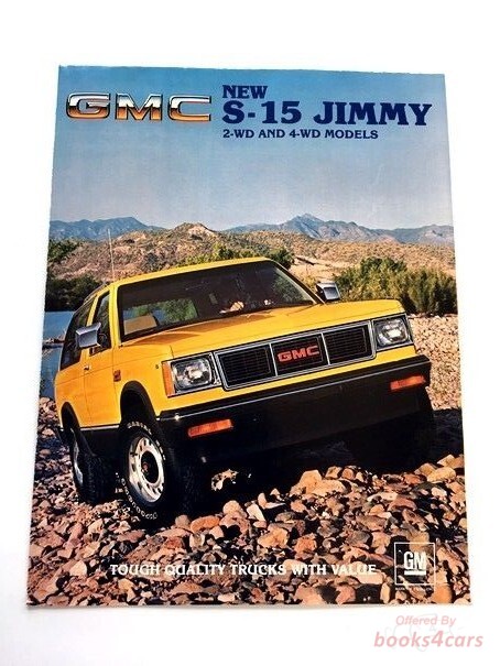 view cover of 1983 Jimmy S-15 2 WD 4 WD Models 8