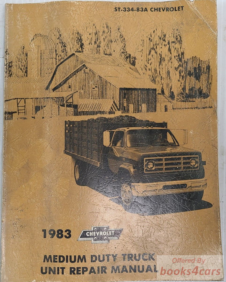 view cover of 1983 Medium Duty Truck Unit shop service Repair Manual (Overhaul rebuild) by Chevrolet & GMC