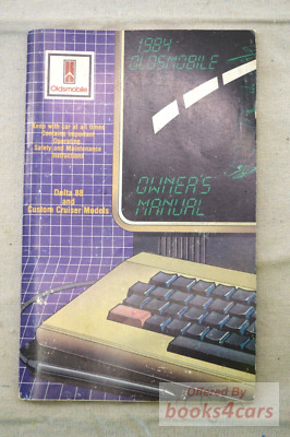 view cover of 1984 Delta 88 and Custom Cruiser Owners Manual by Oldsmobile