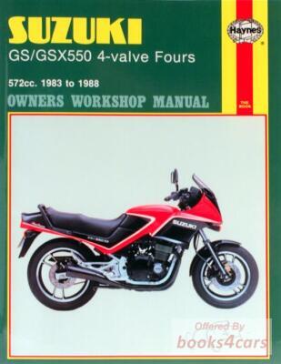 view cover of 1983-1988 GS550 (4 valve) Repair Manual, Haynes