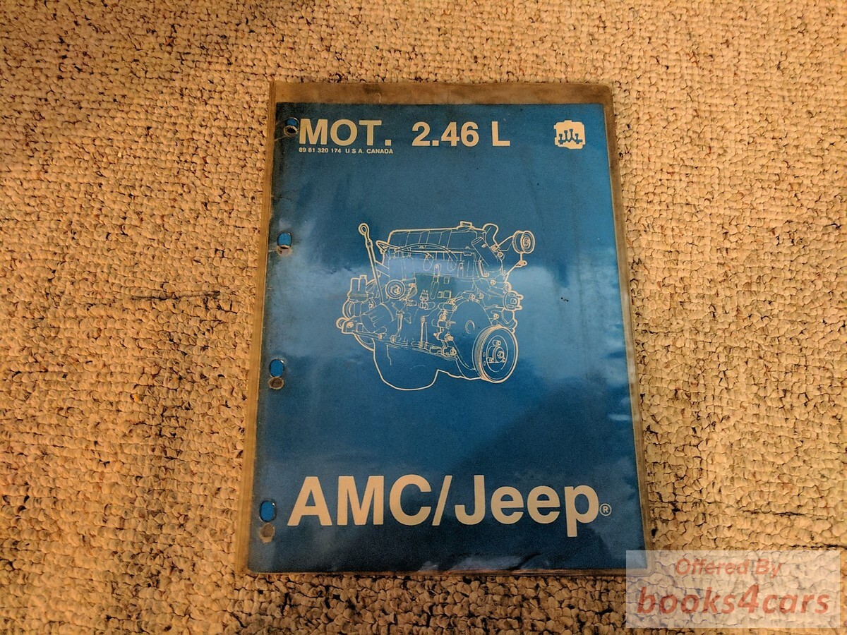 view cover of 2.46 L 4-Cylinder Engine Shop Service Repair Manual by Jeep