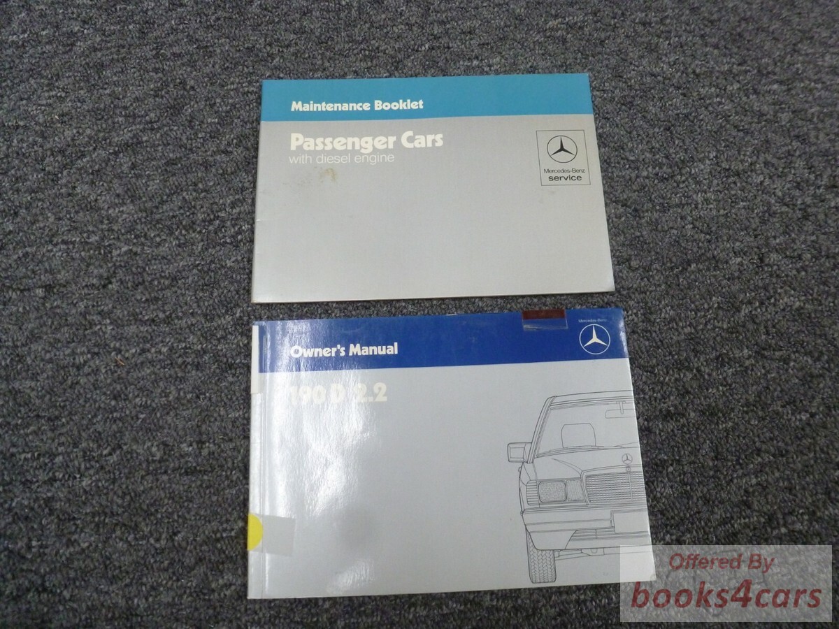 view cover of 1984 Diesel Engine Passenger Car Maintenance Book for Mercedes