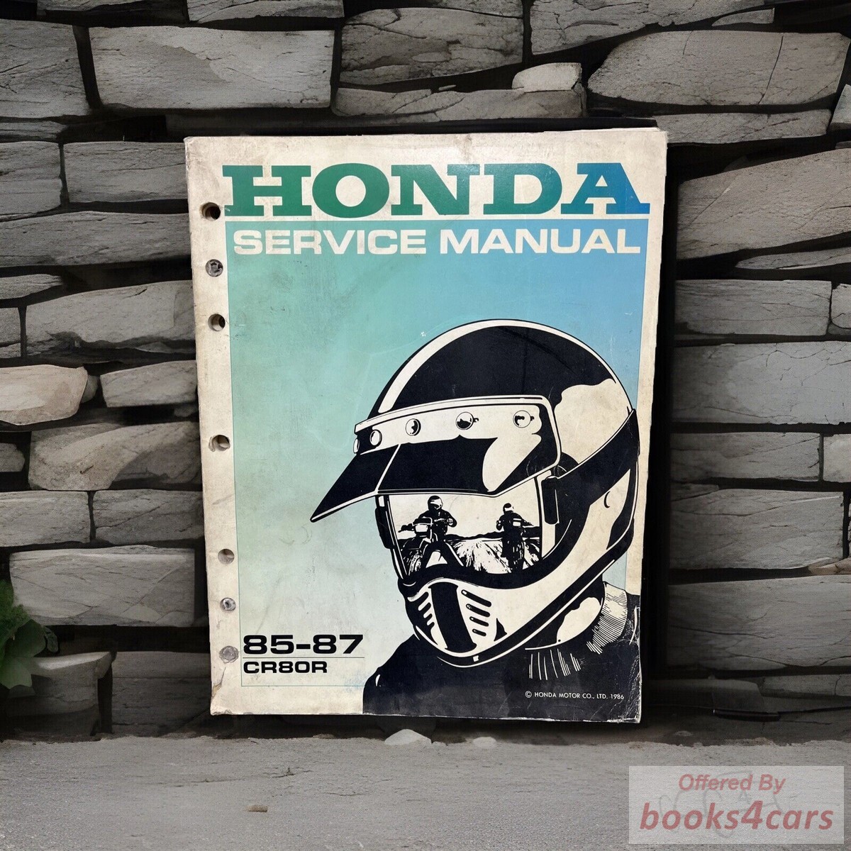 view cover of 1985-1986 CR80R Service Manual by Honda
