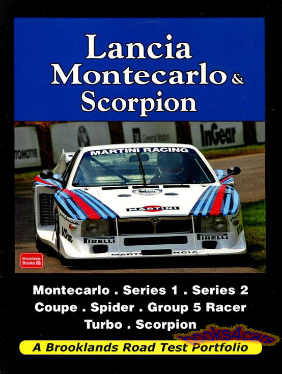 view cover of Lancia Montecarlo and Scorpion Road Test Portfolio - 140 pages with 300 photos by Brooklands