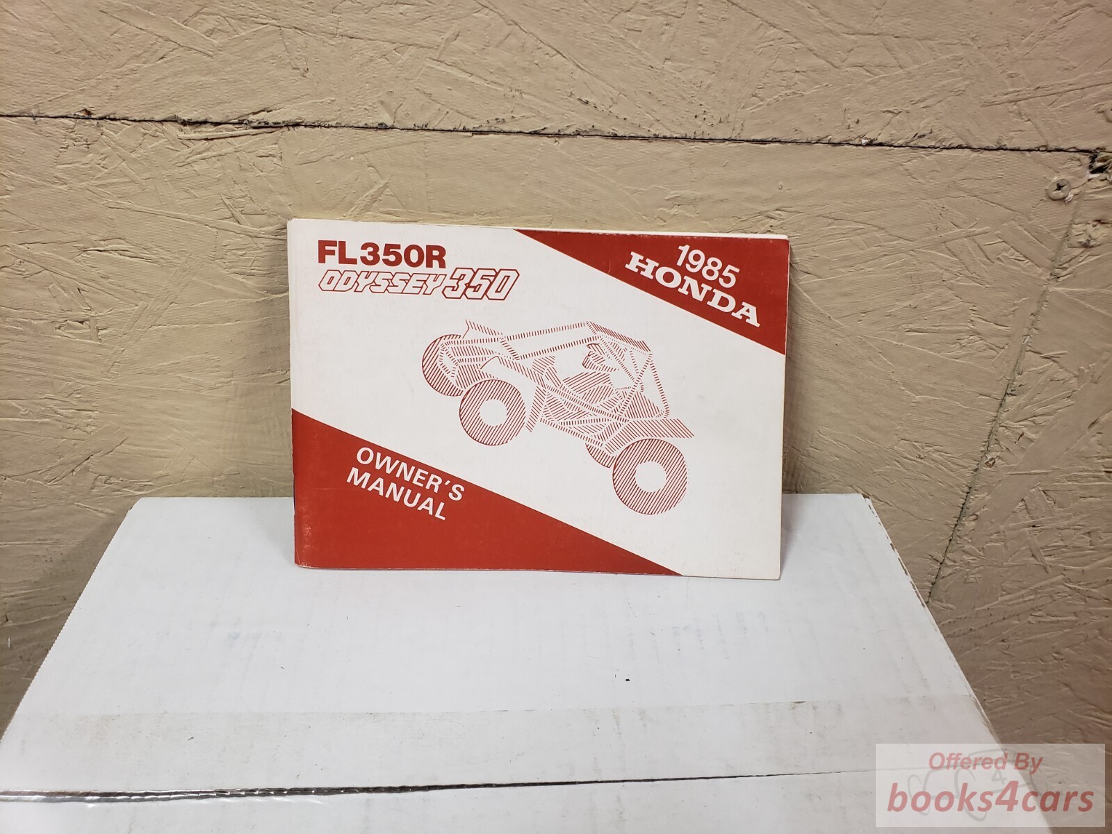 view cover of 1985 FL350R Odyssey 350 Owners Manual by Honda.