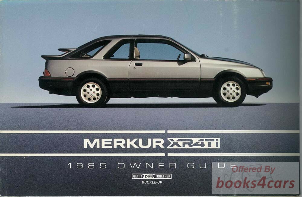 view cover of 1985 XR4Ti Owner's Manual by Merkur
