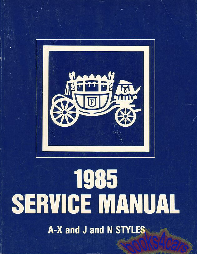 view cover of 1985 A X J N Fisher body service manual for Chevrolet Celebrity Cavalier Citation Cadillac Cimarron Buick Century Somerset Regal Skyhawk Pontiac Sunbird 6000 Phoenix Oldsmobile Firenza Ciera Cutlass Calais