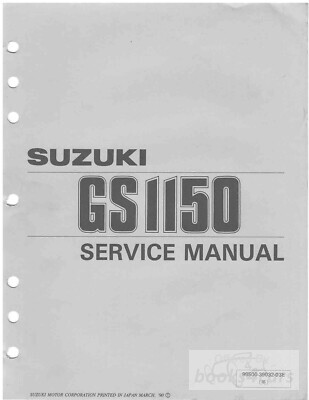 view cover of GS 1150 Shop Service Repair Manual for GS1150 by Suzuki