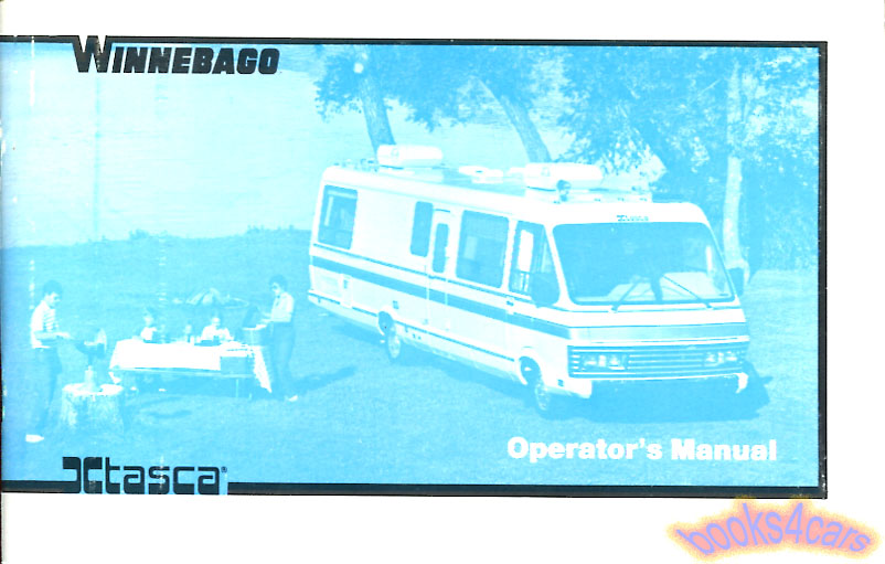 view cover of 1985 Winnebago Itasca Owners Manual 57 pages