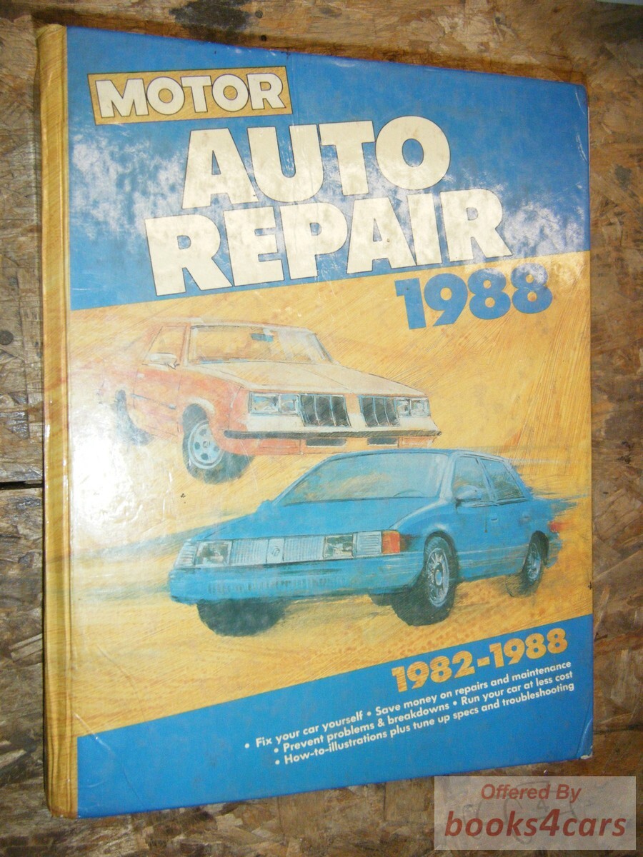 view cover of 1982-1988 Motors shop service repair manual for all American Domestic cars Ford GM Chrysler by Motor's Motor