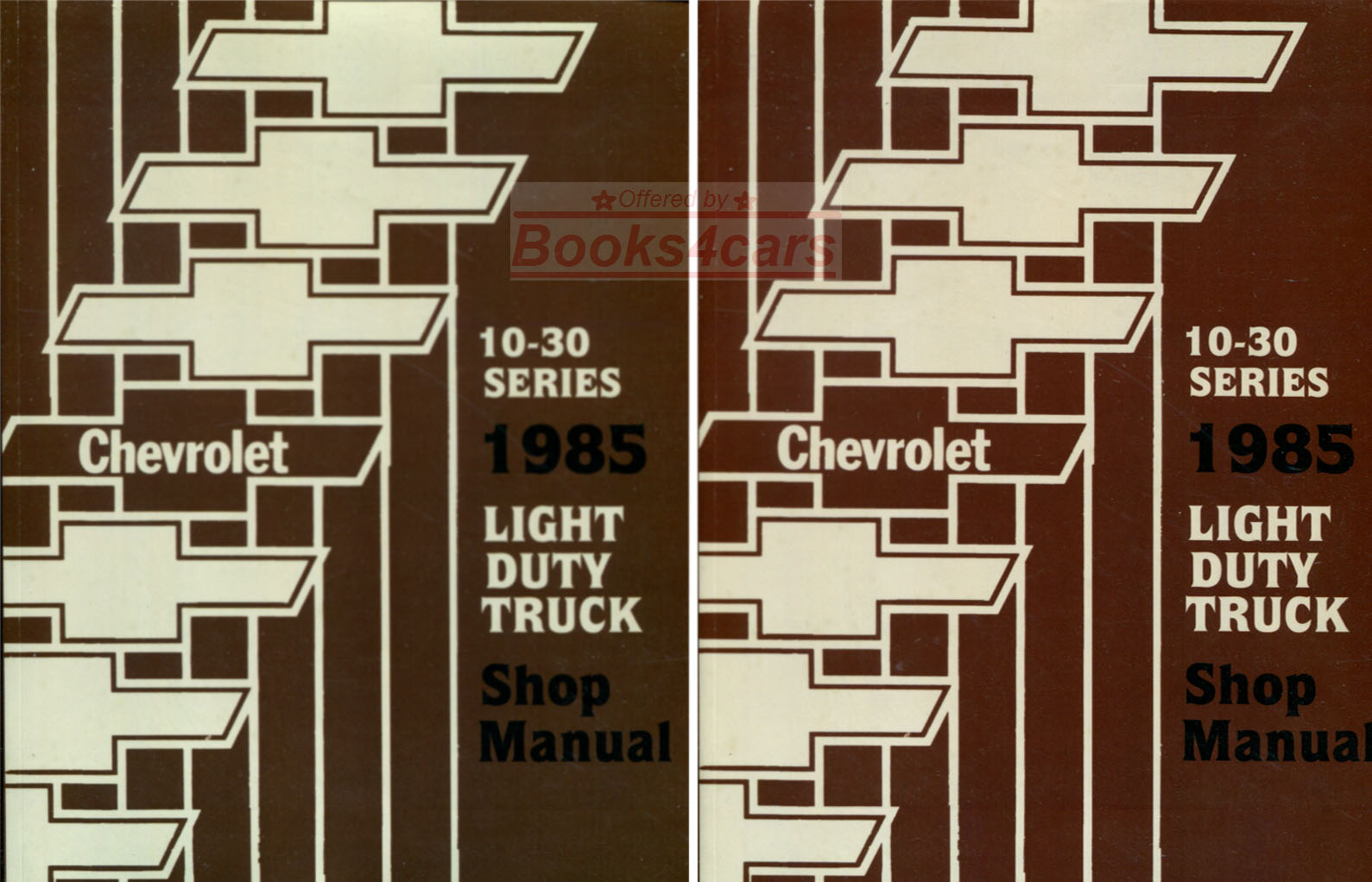 view cover of 1985 C K G P Light Duty C/K Truck Shop Service Repair Manual by Chevrolet & GMC series 10-30 1,200 pages full size pickup truck Blazer Suburban Van P chassis motorhome gas & diesel engines