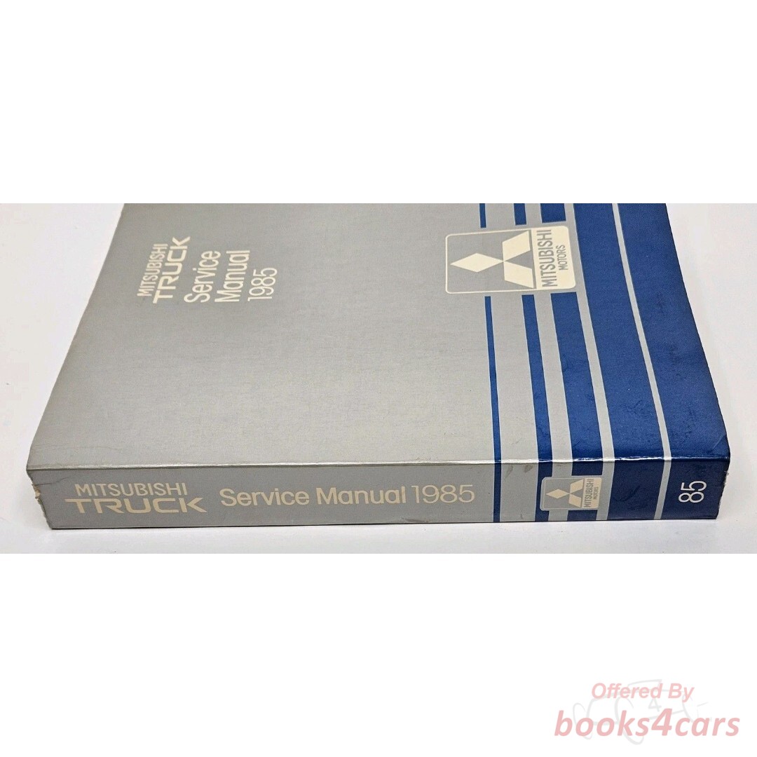 view cover of 1985 Truck Shop Service Repair Manual by Mitsubishi